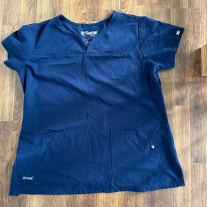 Grey’s Anatomy women’s scrub top - dark blue